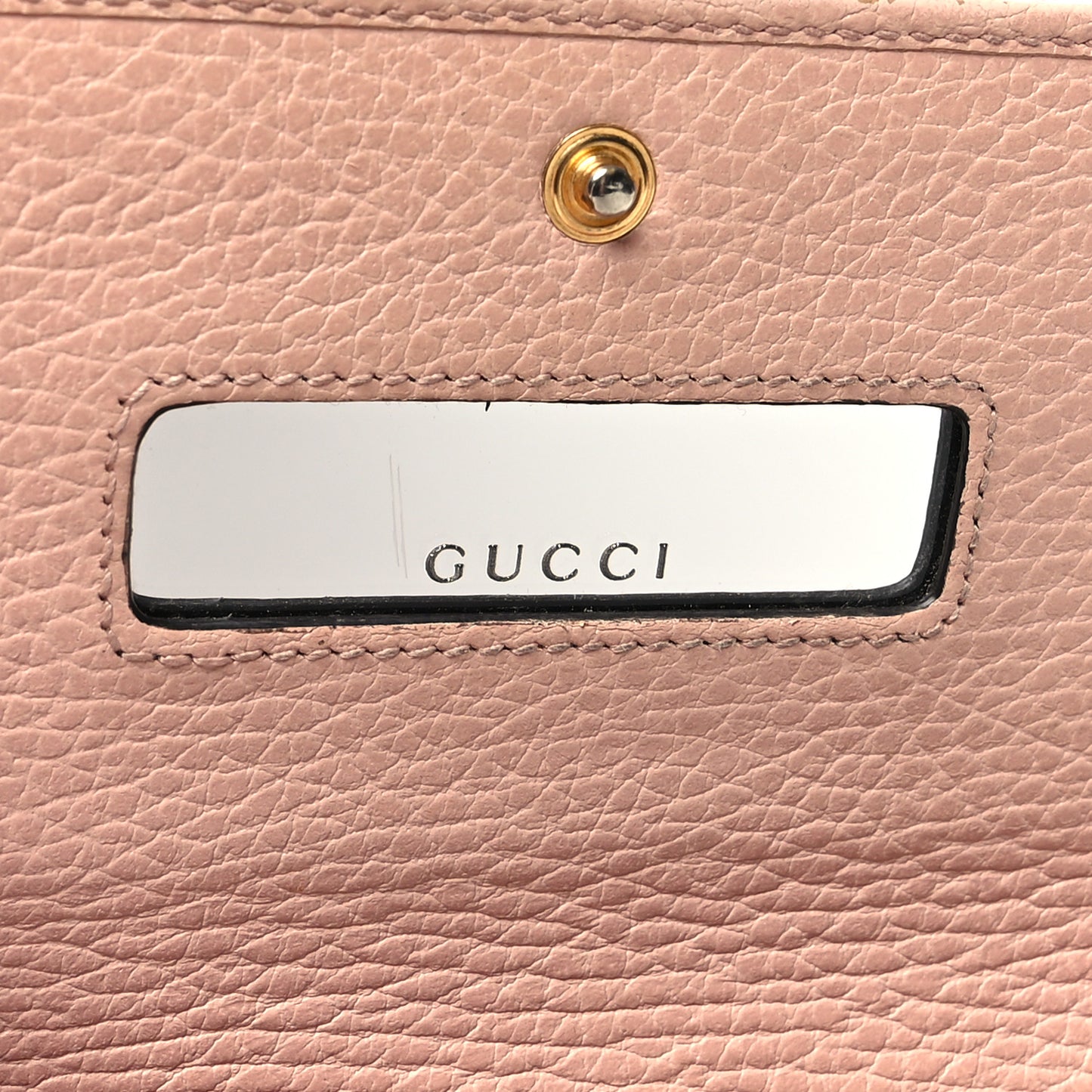 Dollar Calfskin Petite GG Marmont Wallet Chain Perfect Pink