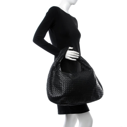 Bottega Veneta Nappa Intrecciato Large Veneta Hobo Black 2 of 9