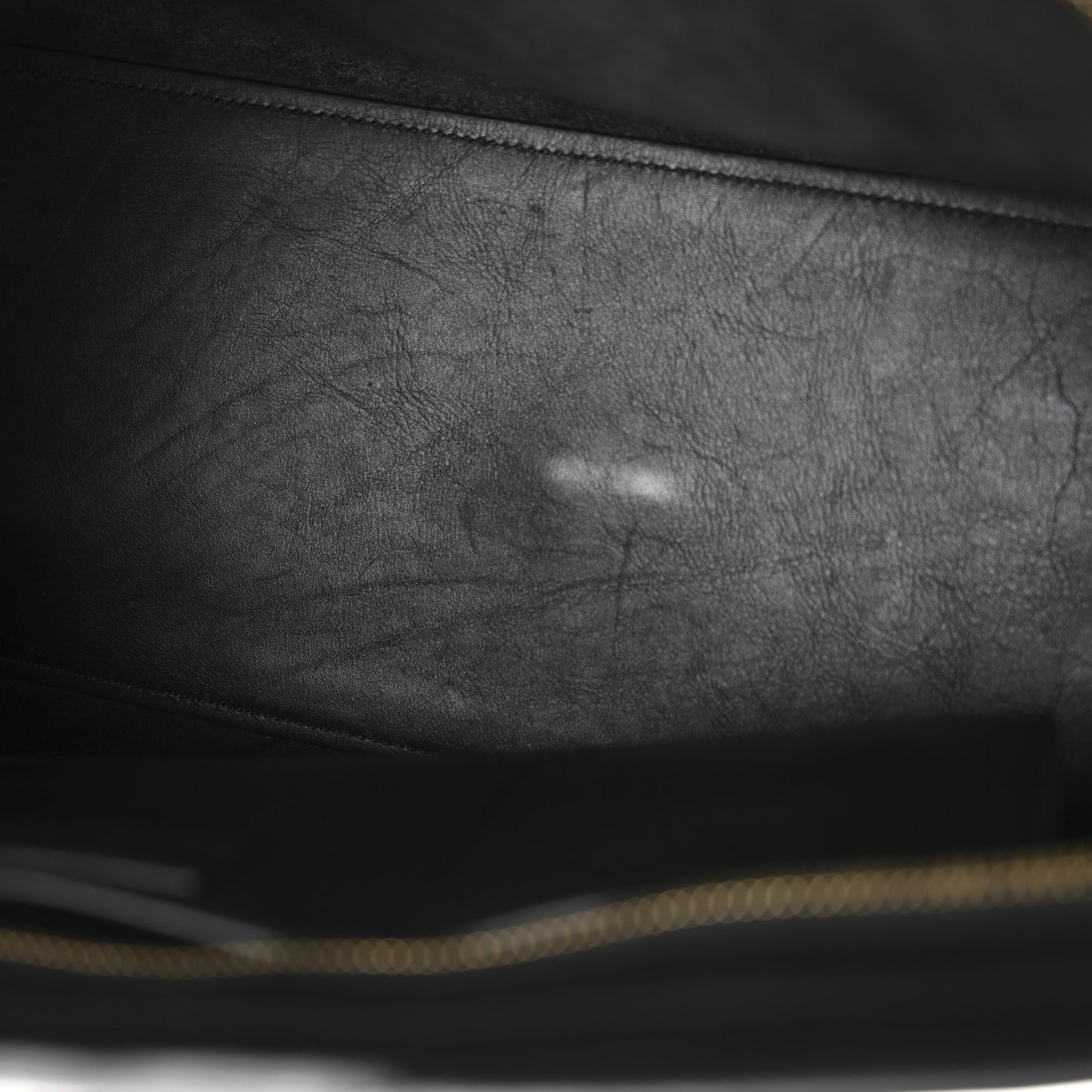 Calfskin Small Classic Y Cabas Black