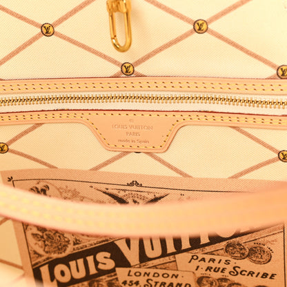 Louis Vuitton Damier Azur Summer Trunks Newport Beach Neo Neverfull MM 7 of 11