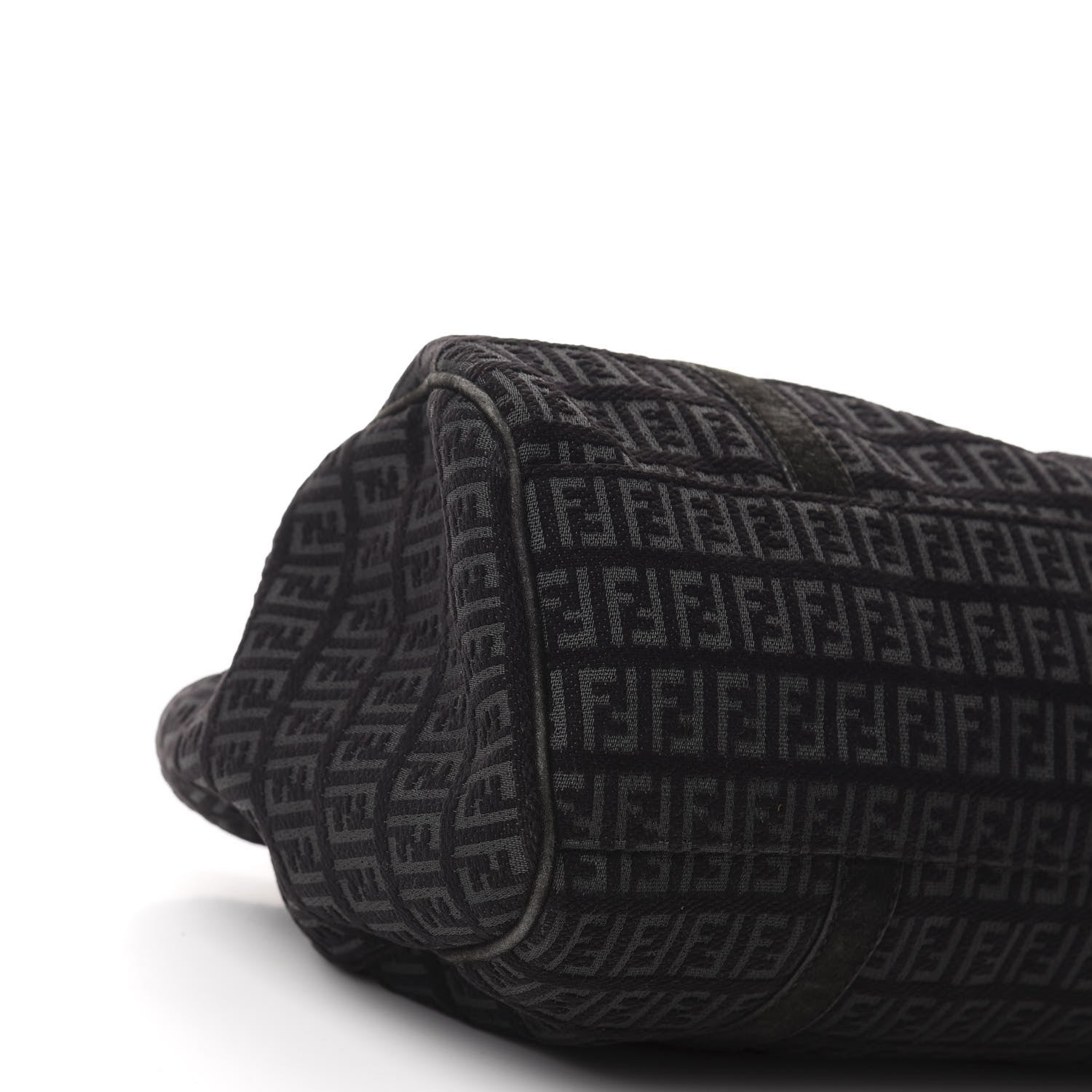 Fendi Zucchino Shoulder Bag Black 6 of 15