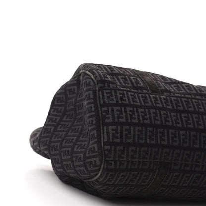 Fendi Zucchino Shoulder Bag Black 6 of 15