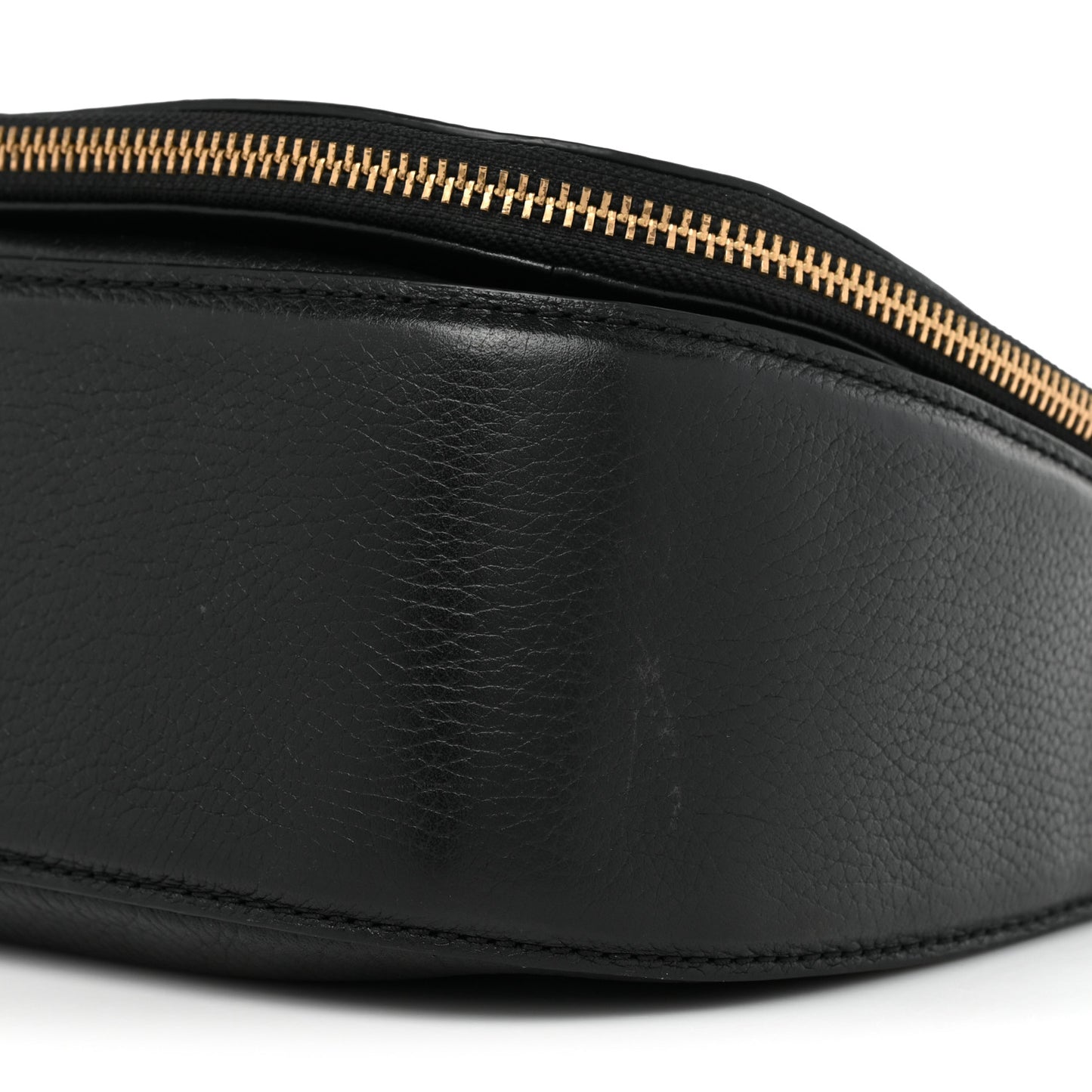 Pebbled Calfskin Recruit Nomad Crossbody Black