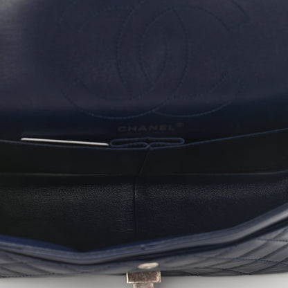 Chanel Aged Calfskin Quilted 2.55 Reissue 226 Flap Navy Blue 5 of 12