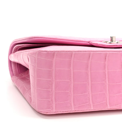 Chanel Alligator Jumbo Double Flap Pink 8 of 10