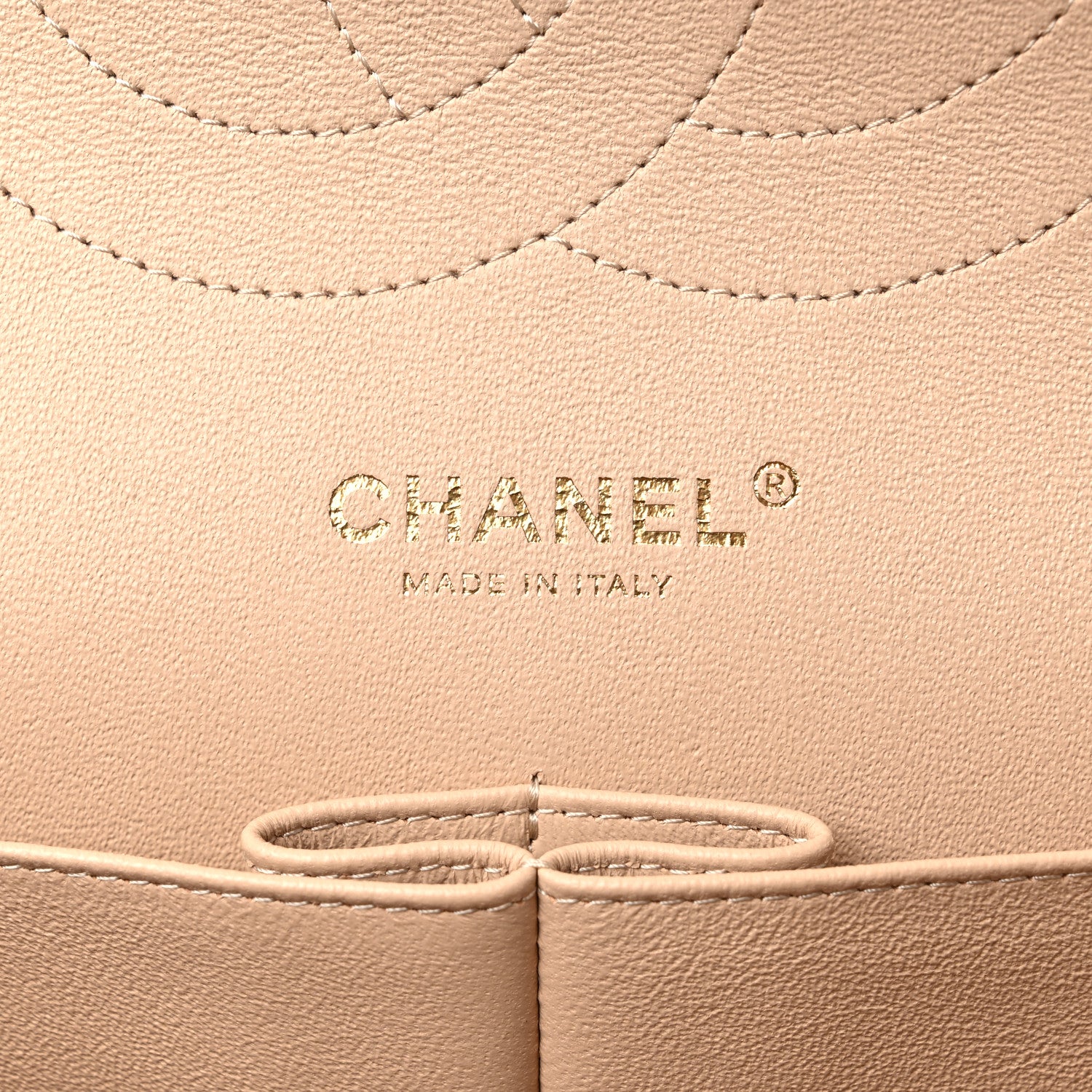 Chanel Caviar Quilted Jumbo Double Flap Beige 6 of 11
