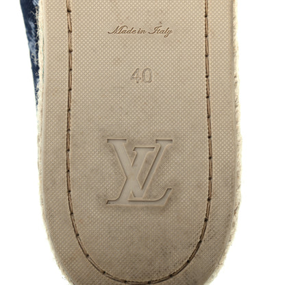 Louis Vuitton Monogram Denim Waterfall Espadrille 40 Marine 6 of 13