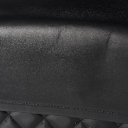 Chanel Patent Quilted Jumbo Double Flap Black 10 of 13