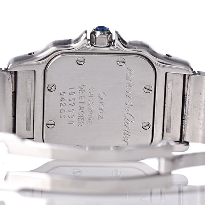 Cartier Stainless Steel 18K Yellow Gold 24mm Santos De Cartier Galbee Quartz Watch 6 of 6