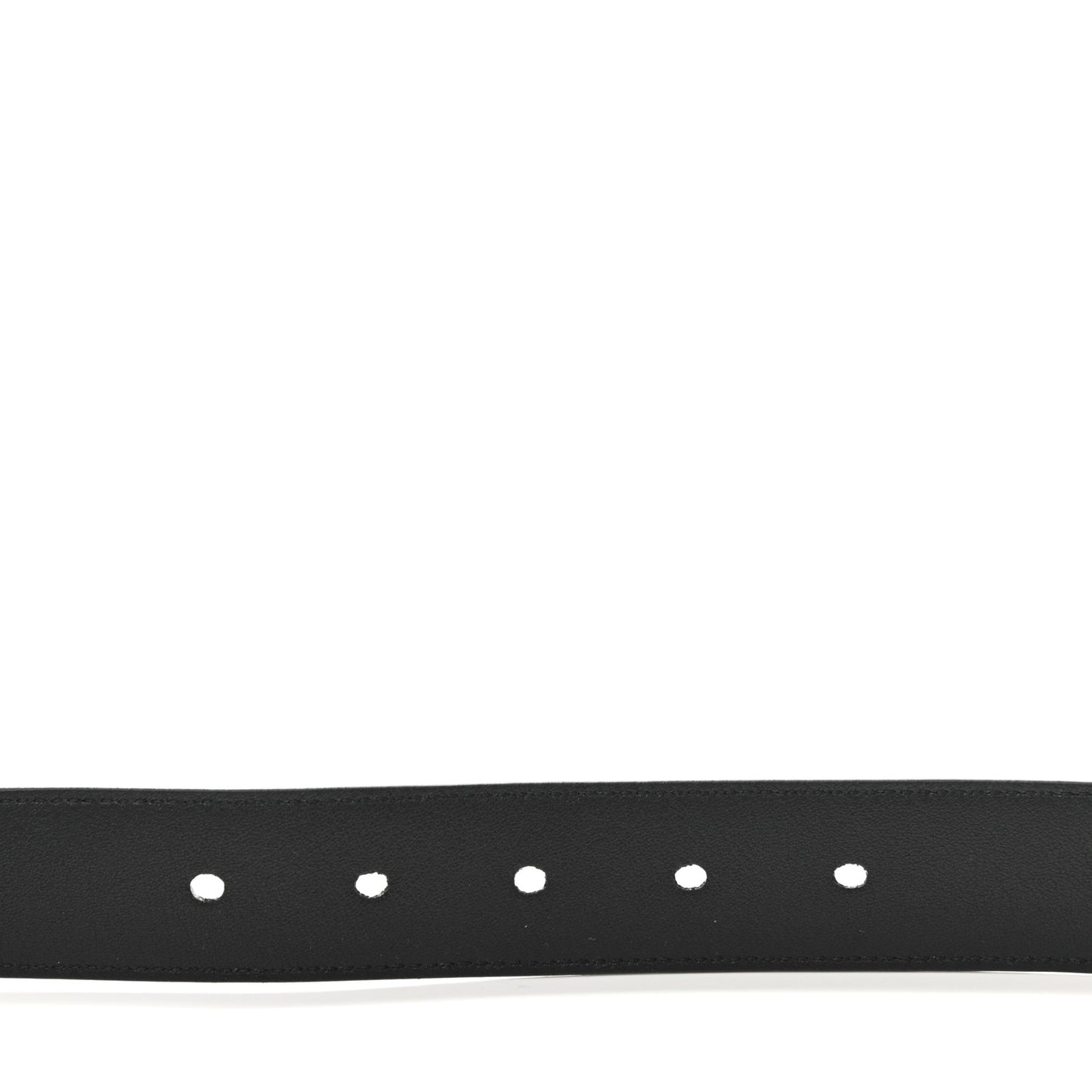 Smooth Calfskin Monogram Square Buckle Belt 80 32 Black
