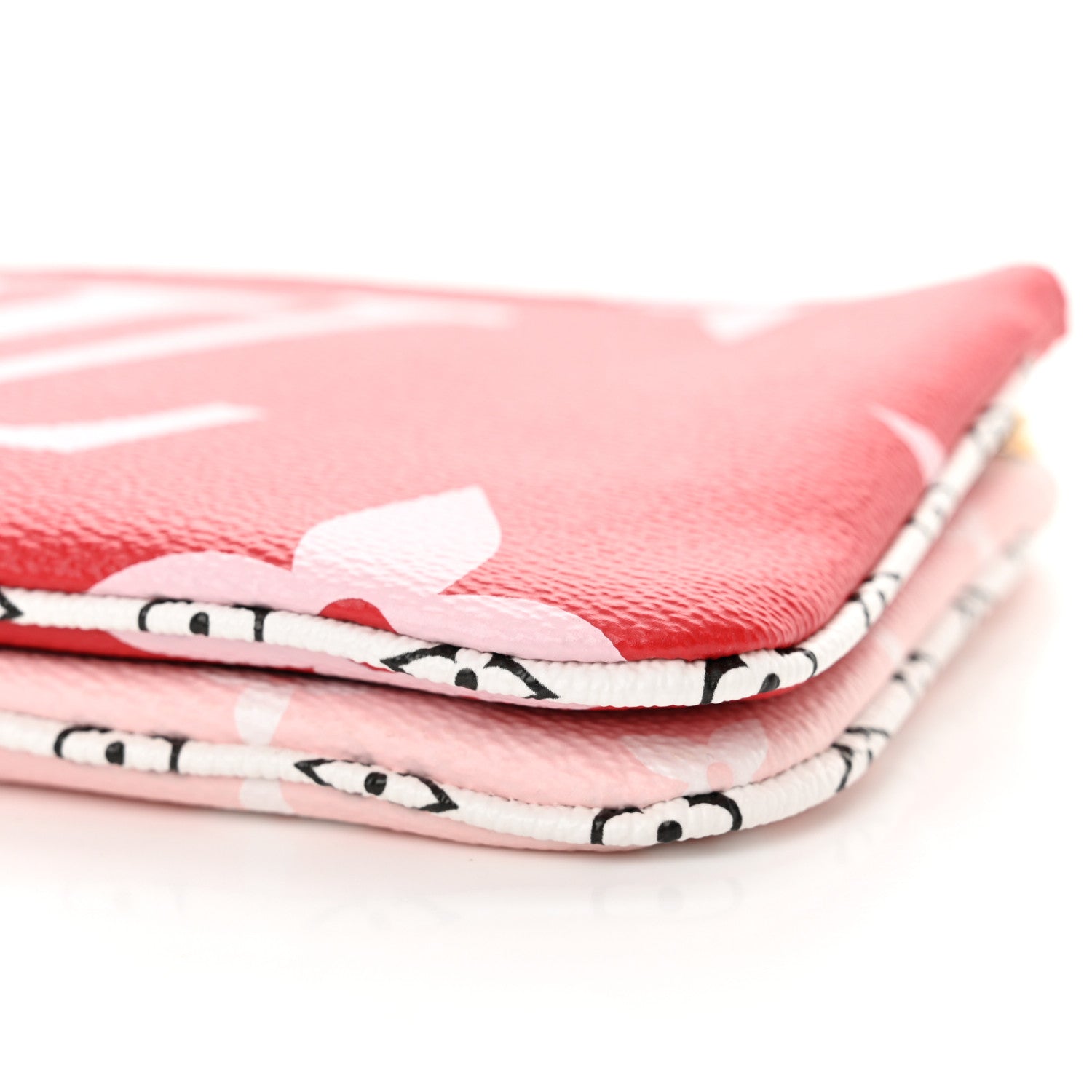 Louis Vuitton Monogram Giant Double Zip Pochette Rouge 10 of 11