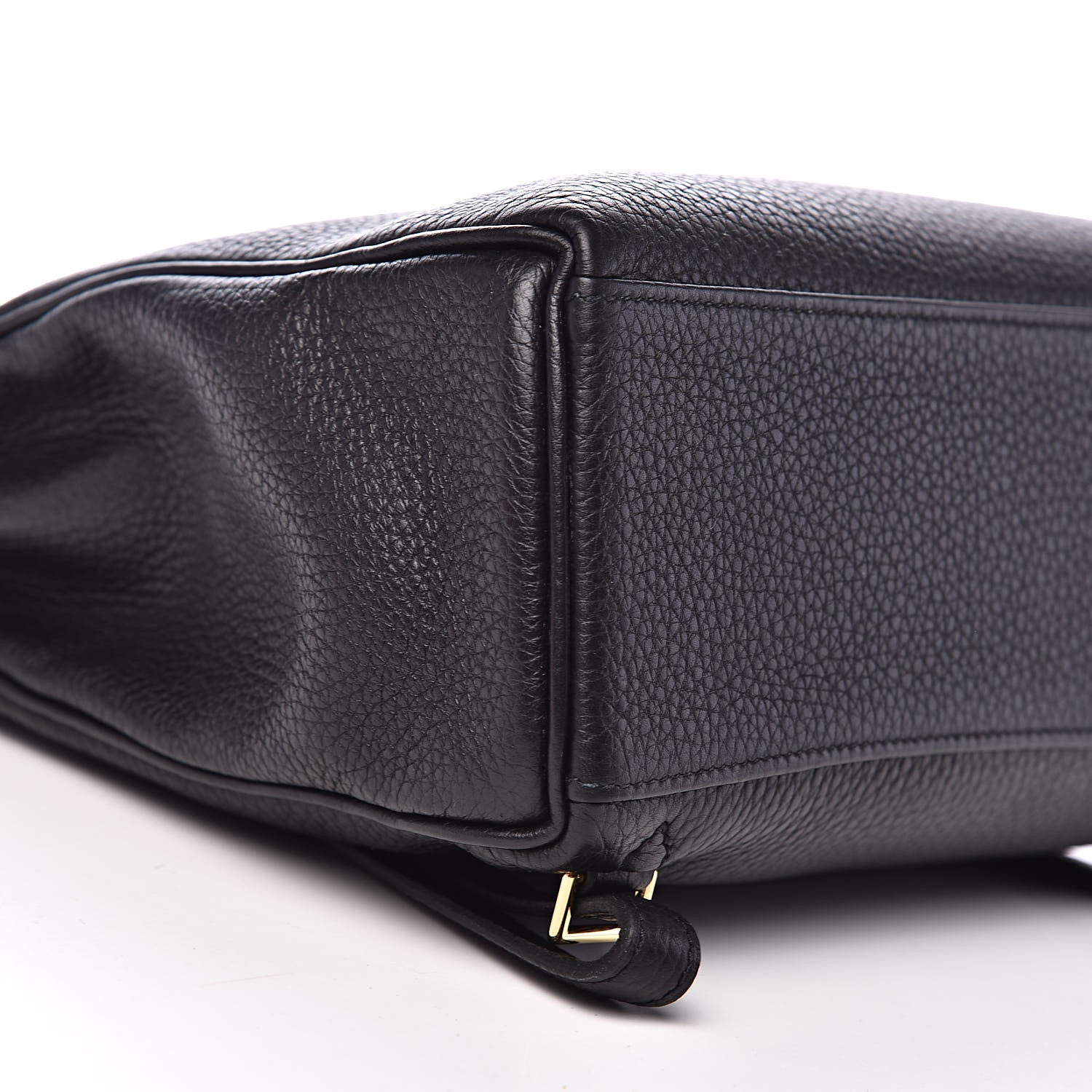 Hermes Taurillon Clemence Kelly Ado Backpack Black 8 of 11