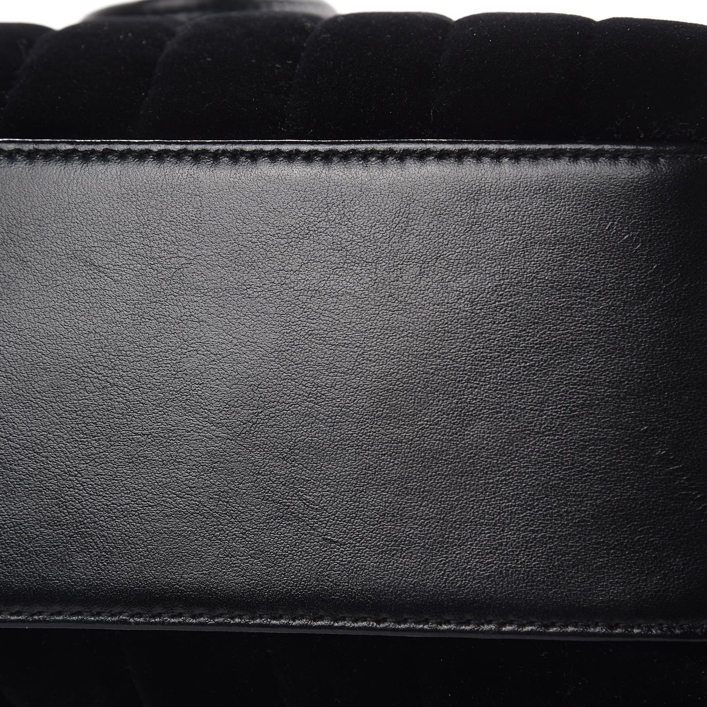 Velvet Y Quilted Monogram Small Loulou Backpack Black