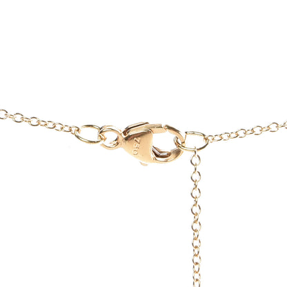 David Yurman 18K Yellow Gold Diamond Initial N Charm Necklace 5 of 6