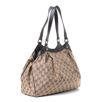 Gucci Monogram Shoulder Bag Dark Brown 2 of 6