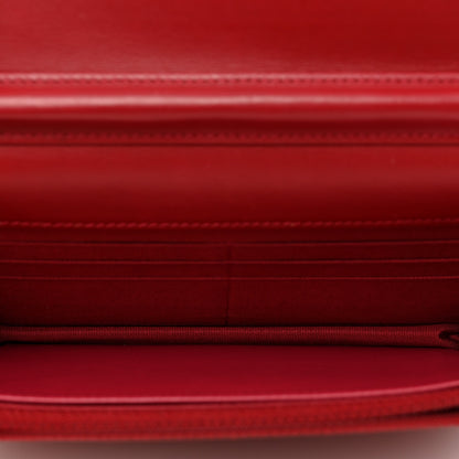 Chanel Metallic Aged Calfskin Quilted Gabrielle Wallet On Chain WOC Silver Black 6 of 14