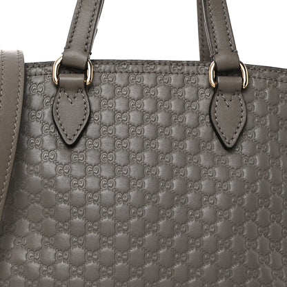 Gucci Microguccissima Small Bree Tote Graphite 8 of 11