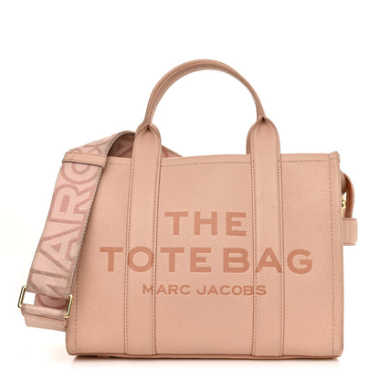 Marc Jacobs Grained Calfskin Medium The Tote Bag Rose Dust 1 of 19
