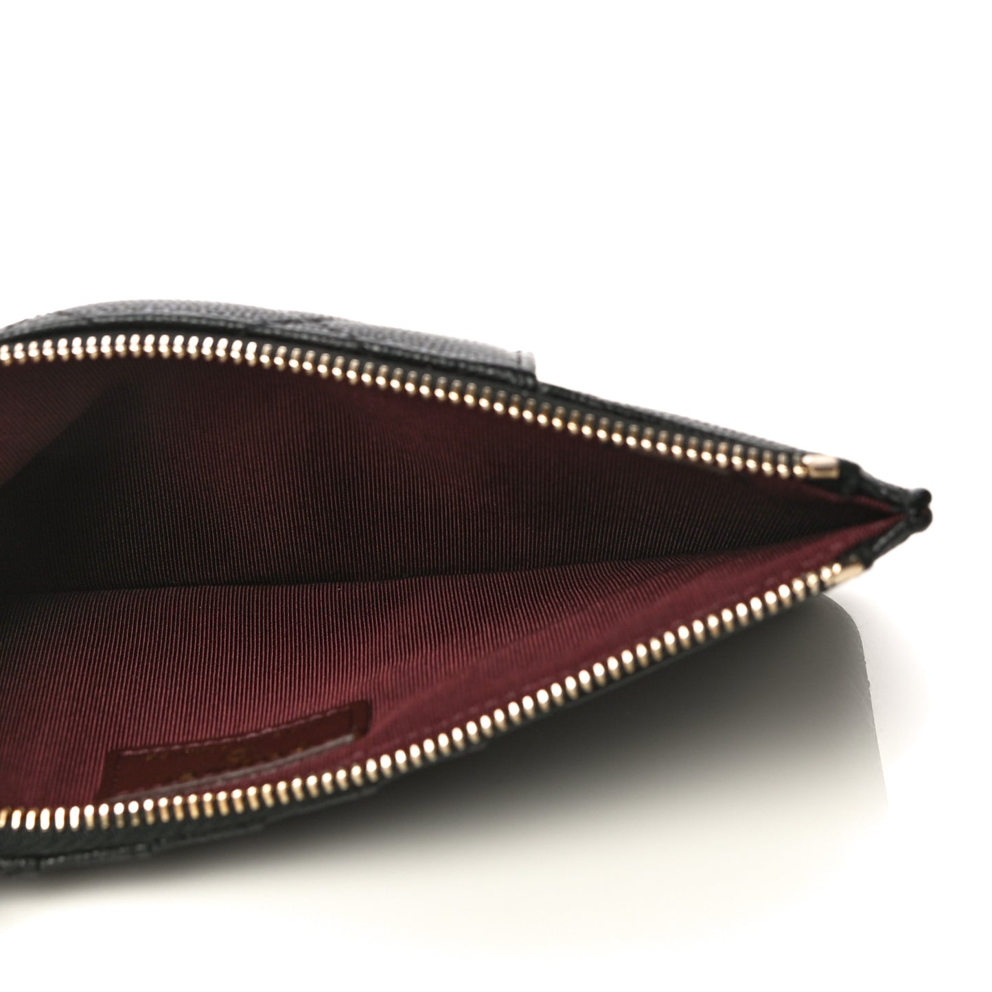 Caviar Quilted Classic iPhone Pouch Black