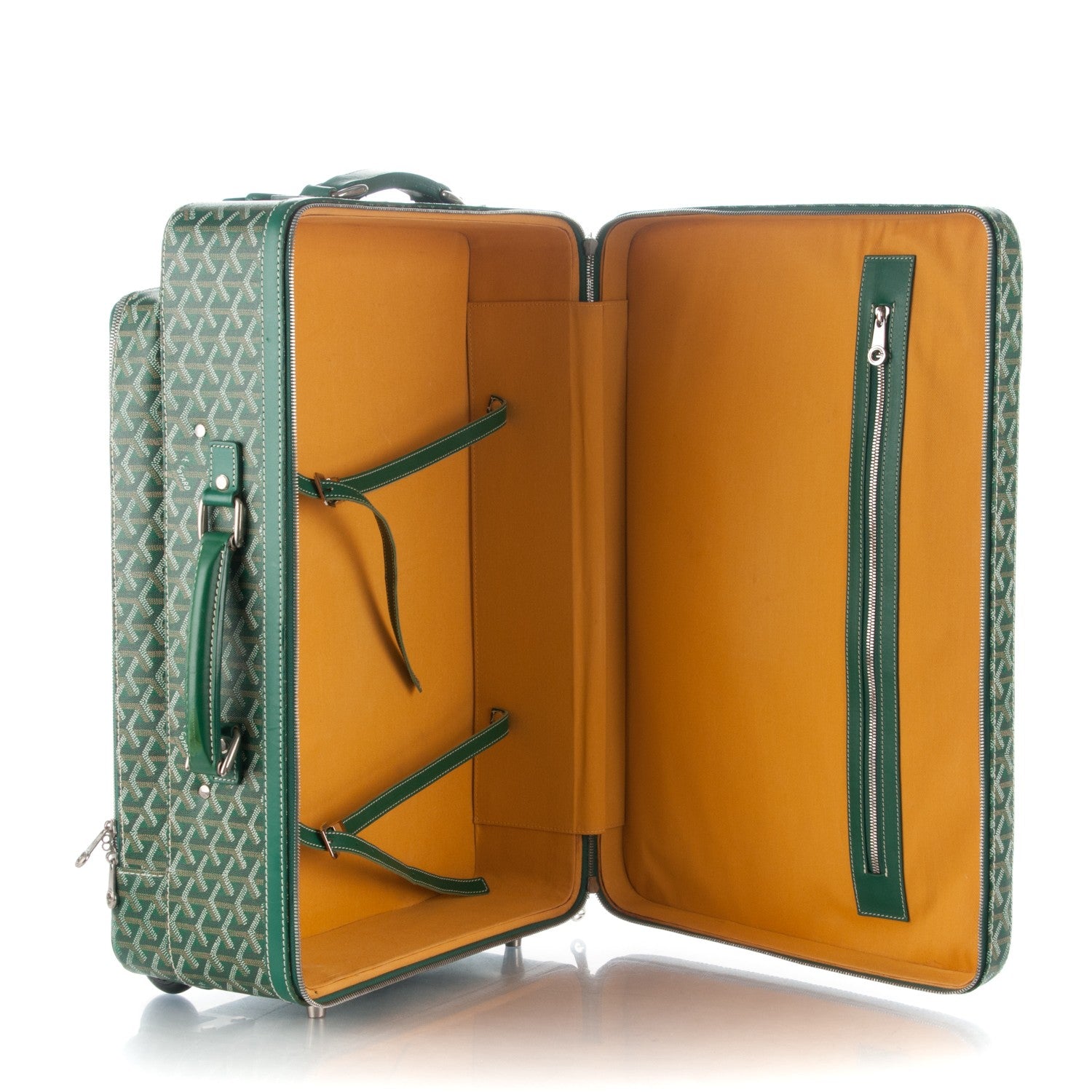 Goyard Goyardine Rolling Suitcase Trolley PM Green 5 of 10