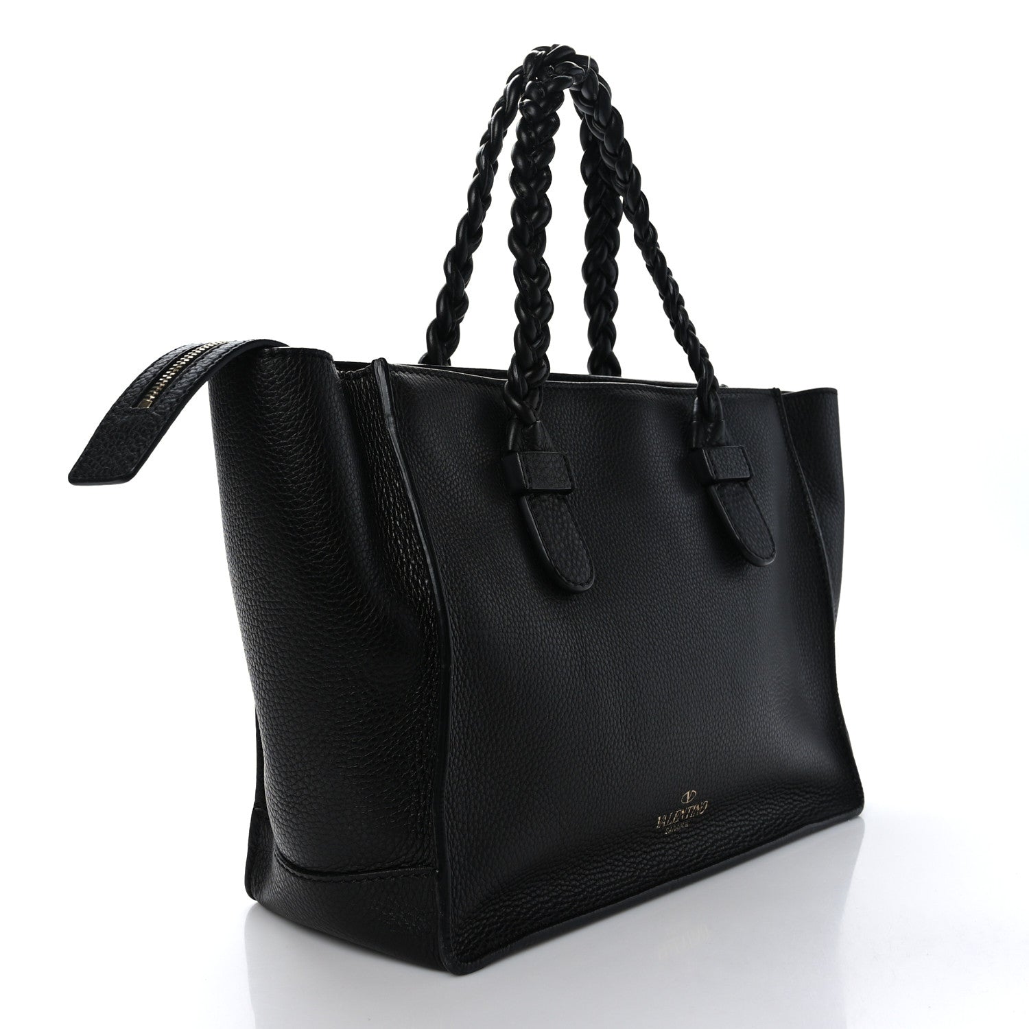 Valentino Garavani Grained Calfskin To Be Cool Tote Black 3 of 8