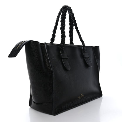 Valentino Garavani Grained Calfskin To Be Cool Tote Black 3 of 8