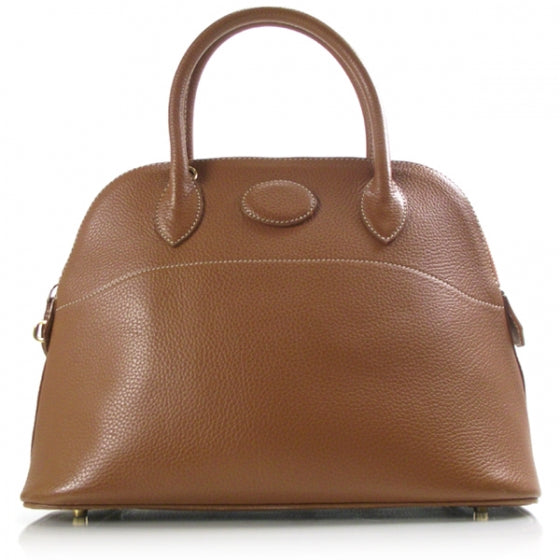 Hermes Leather Tote Brown 1 of 8