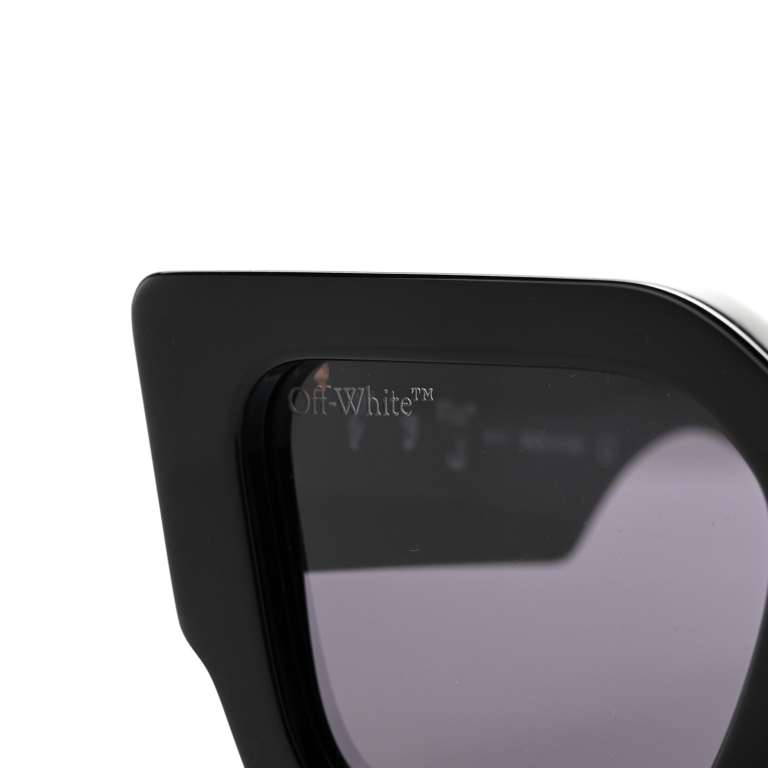 Off-White Acetate Square The Sun Sunglasses Black 7 of 7