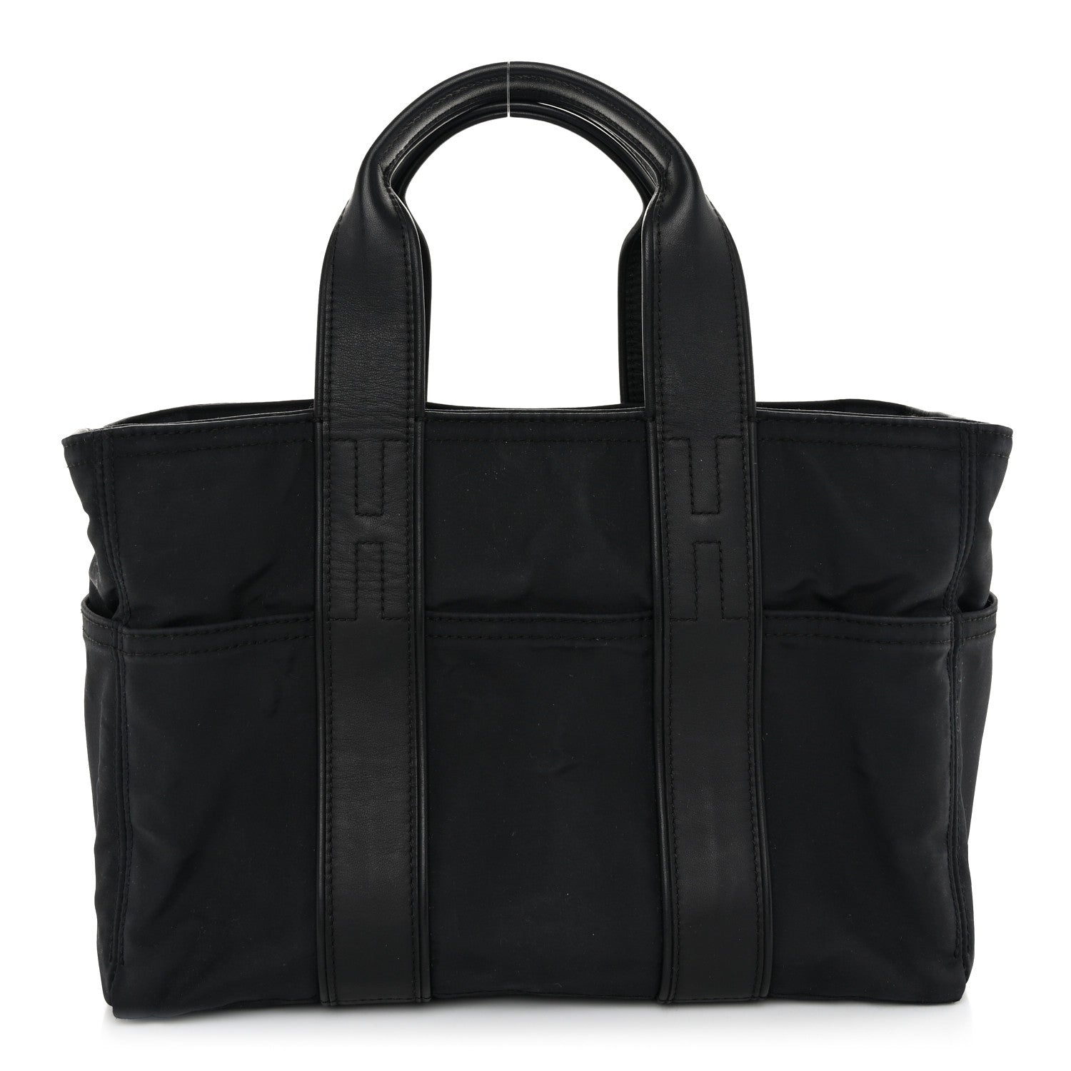 Hermes Toile Acapulco Vassus Tote Black 1 of 11