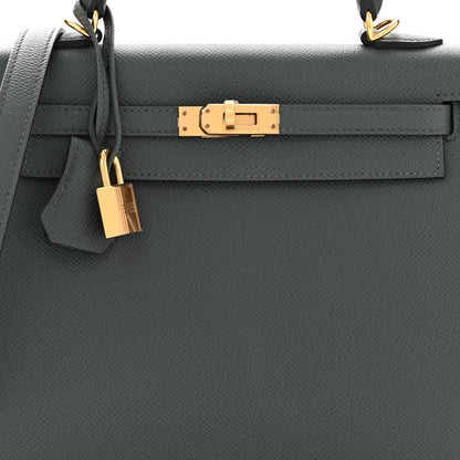Hermes Epsom Kelly Sellier 25 Bleu Orage 8 of 11