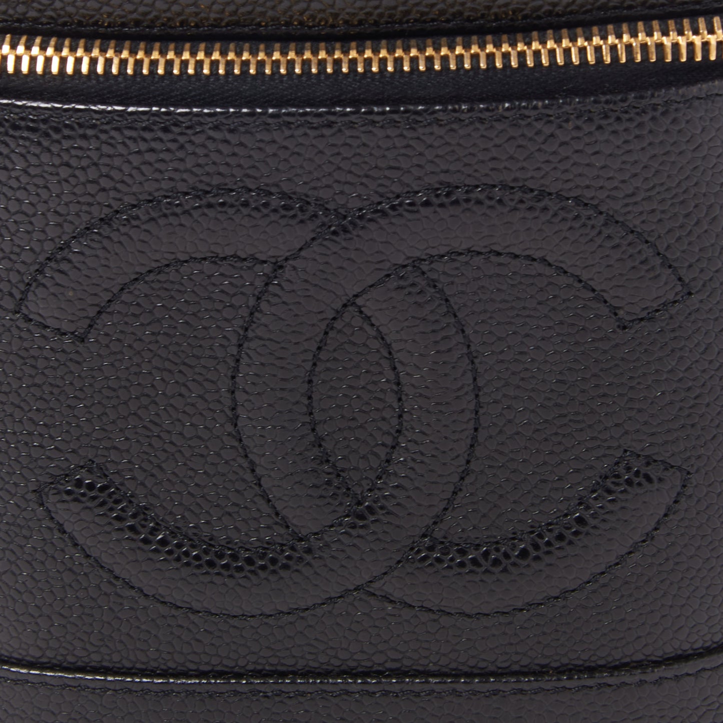 Caviar Cosmetic Vanity Bag Black