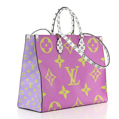 Louis Vuitton Monogram Giant Onthego GM Pink Lilac 3 of 13