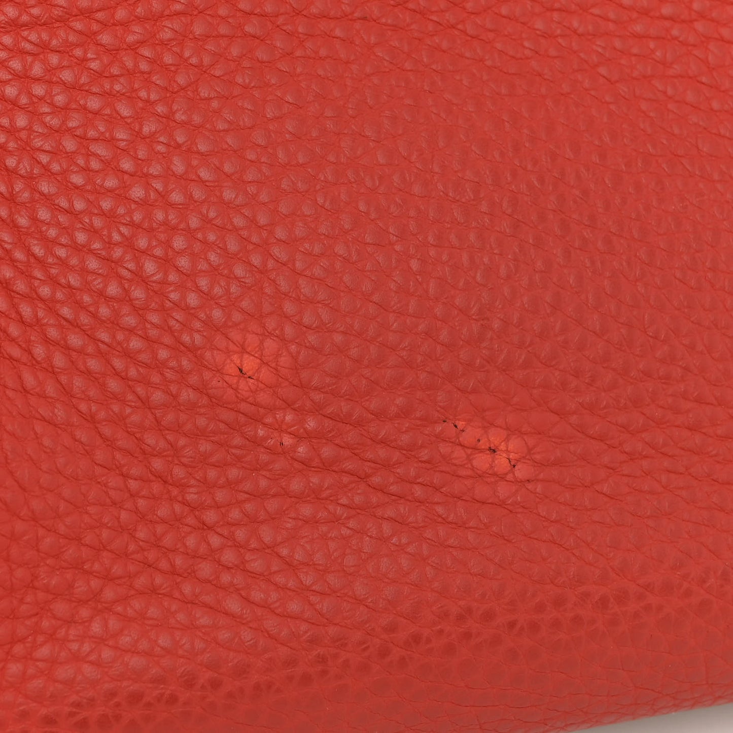 Taurillon Clemence Eclat Birkin 35 Sanguine White