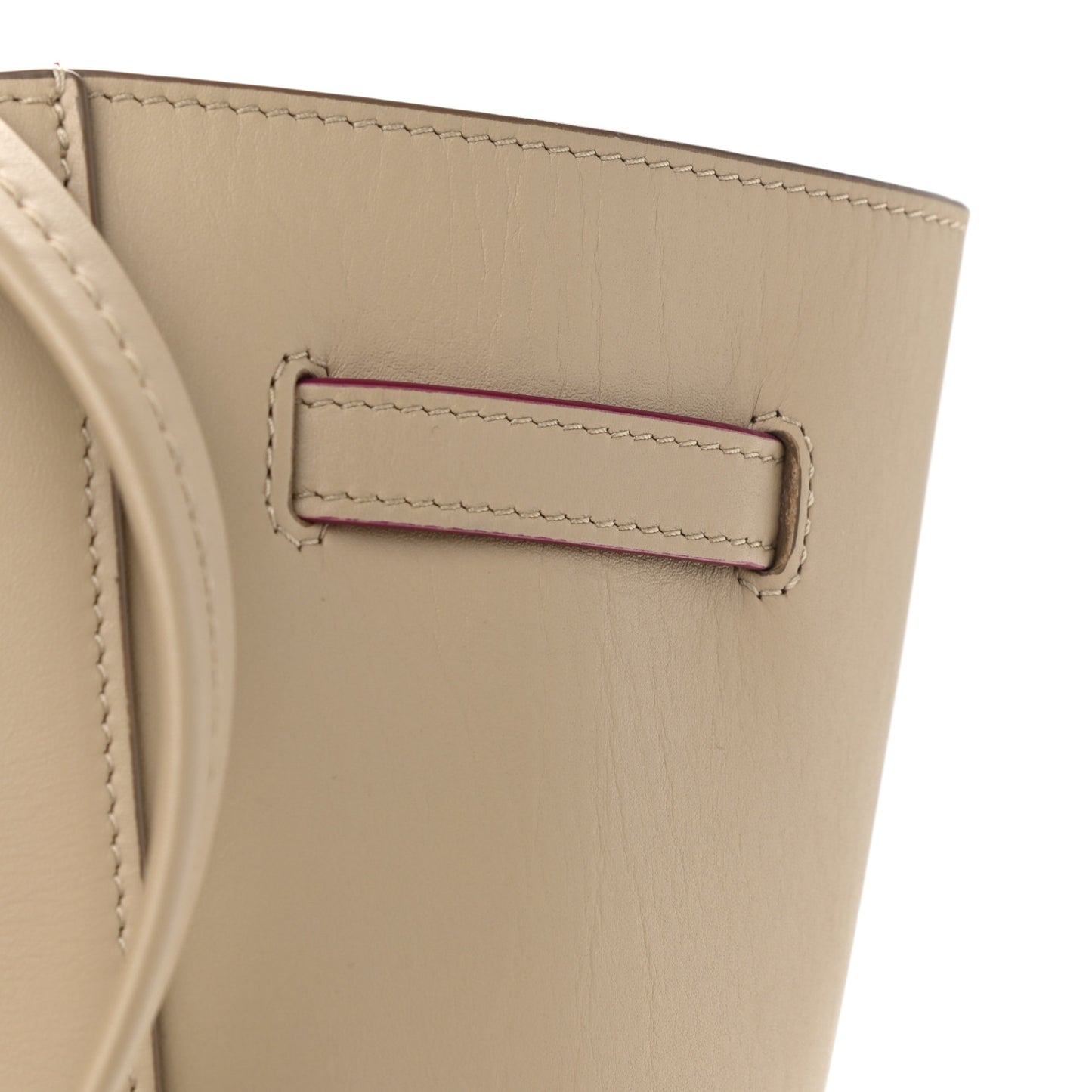 Smooth Calfskin Small Belt Cabas Phantom Beige