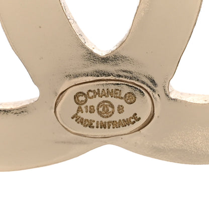 Chanel Metal CC Paris Brooch Silver 4 of 5