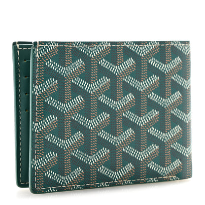 Goyard Goyardine Bi-Fold Victoire PM Wallet Green 3 of 8