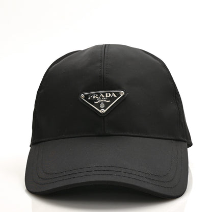 Prada Tessuto Nylon Logo Baseball Cap M Black 2 of 7