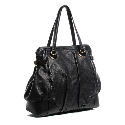 Gucci Guccissima Large Full Moon Tote Black 3 of 7
