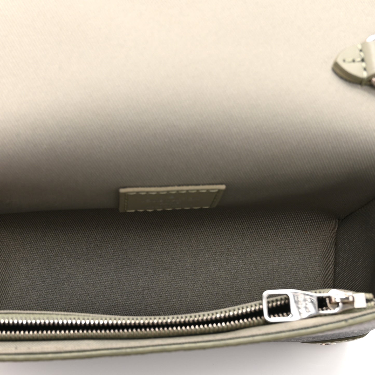 Monogram Gradient Steamer Wearable Wallet Khaki Green