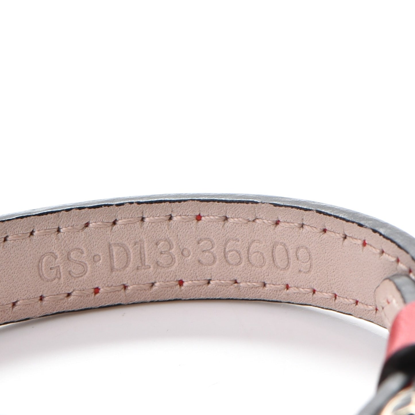 Calfskin Serpenti Forever Double Coil Bracelet M Red