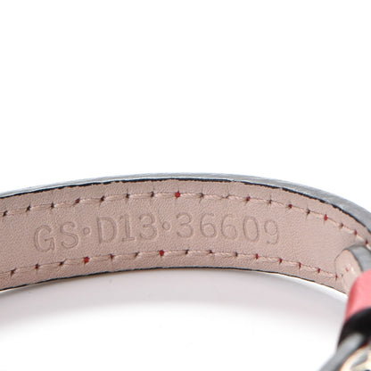 Bulgari Calfskin Serpenti Forever Double Coil Bracelet M Red 5 of 6