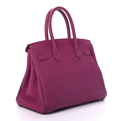 Hermes Togo Birkin 30 Rose Pourpre 2 of 9