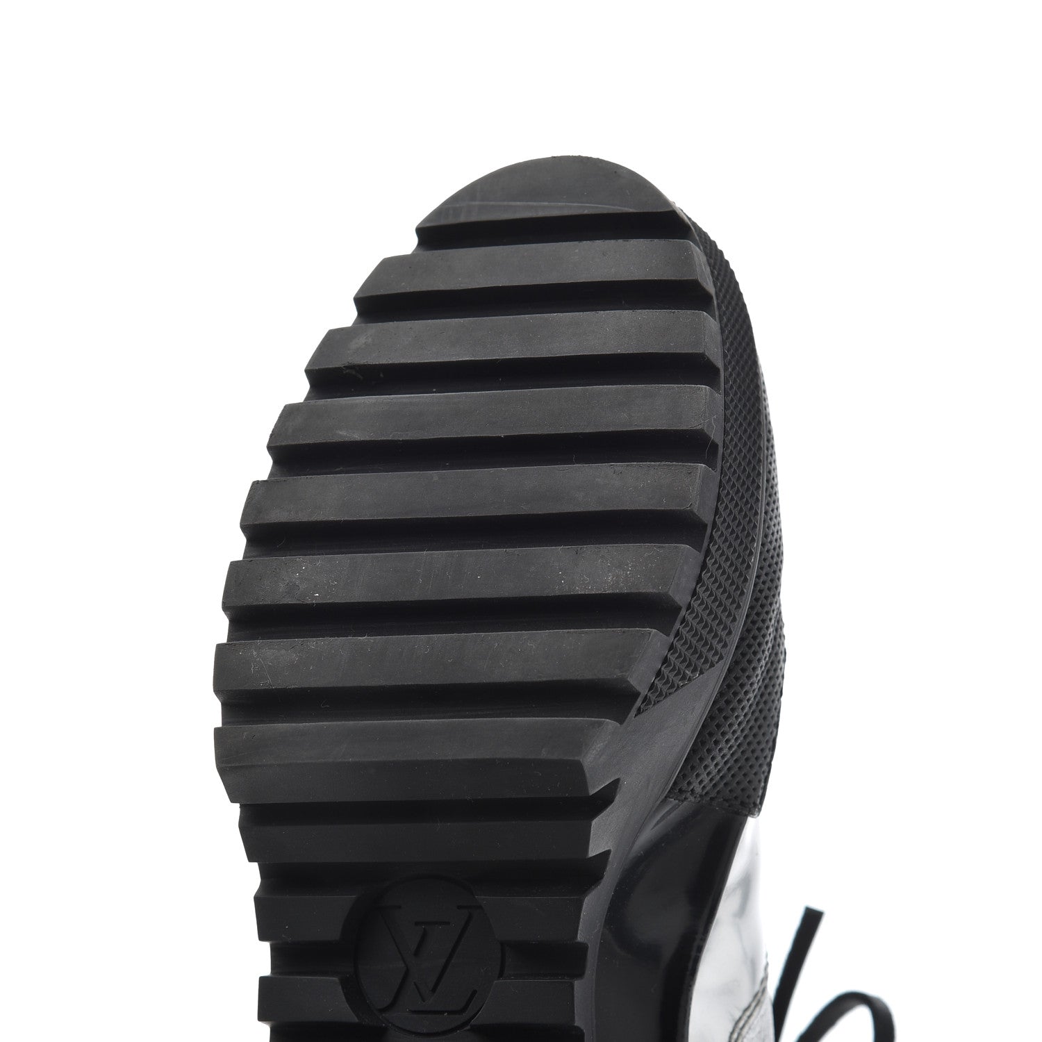 Louis Vuitton Patent Calfskin Spaceship Laureate Platform Desert Boots 37.5 Silver 20 of 21