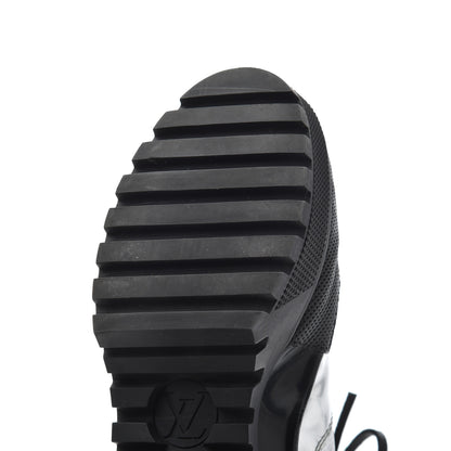 Louis Vuitton Patent Calfskin Spaceship Laureate Platform Desert Boots 37.5 Silver 20 of 21