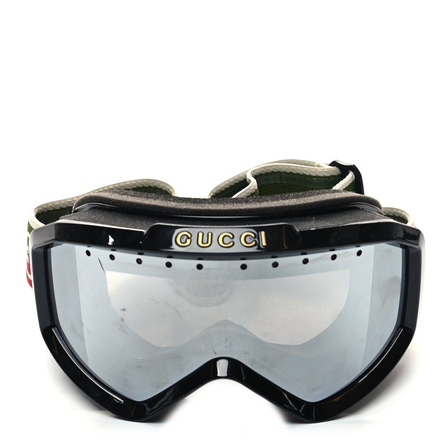 Shiny Acetate Interlocking G Ski Goggles GG1210S Black