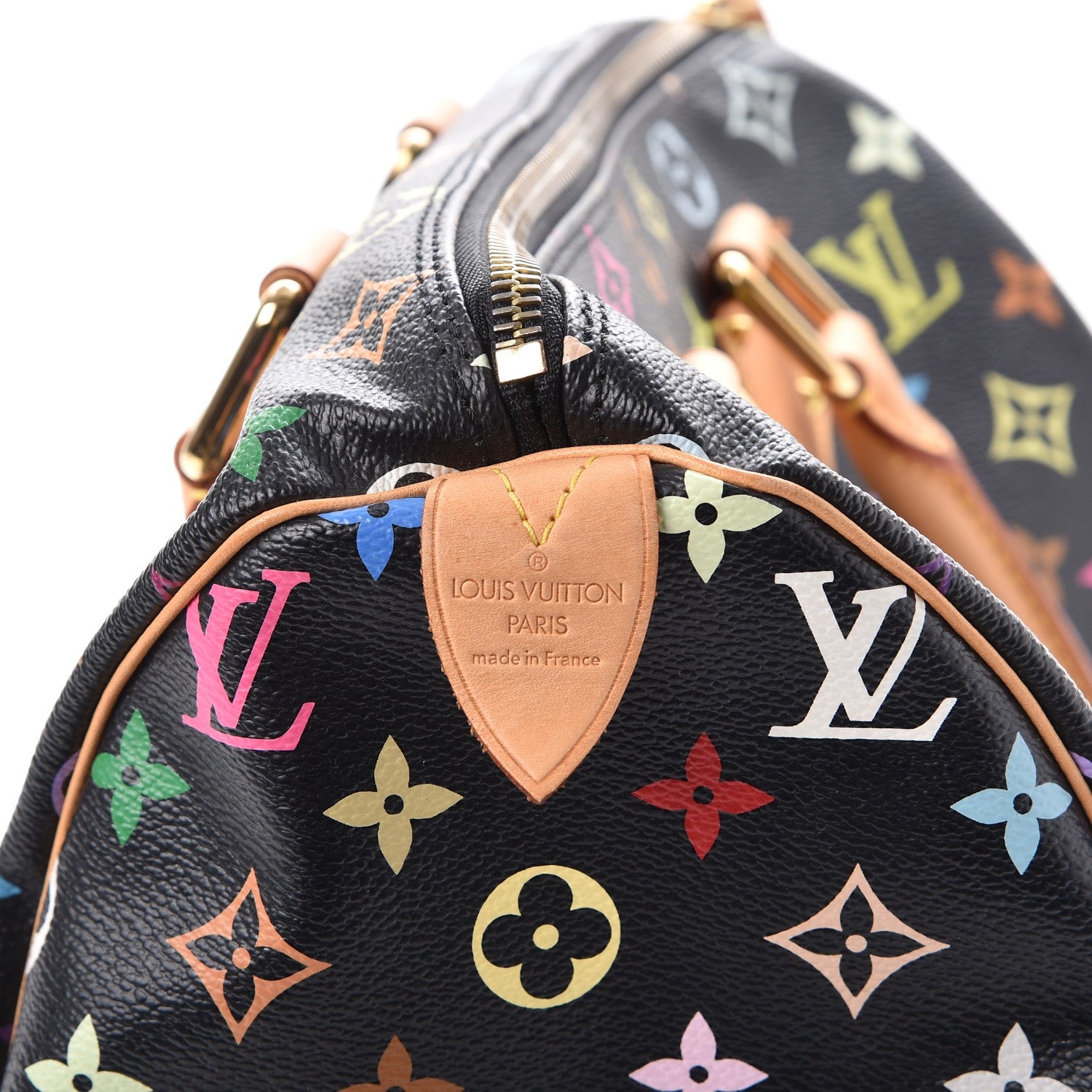 Louis Vuitton Monogram Multicolor Speedy 30 Black 6 of 8
