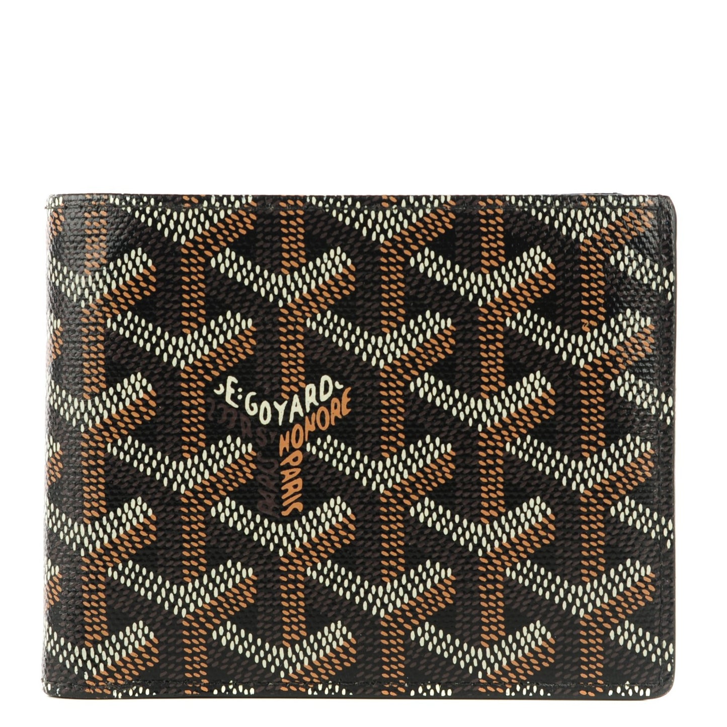 Goyardine Bi-Fold Wallet Black