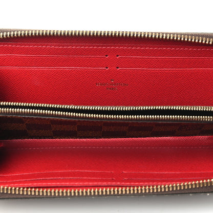 Louis Vuitton Damier Ebene Clemence Wallet Cherry 3 of 3