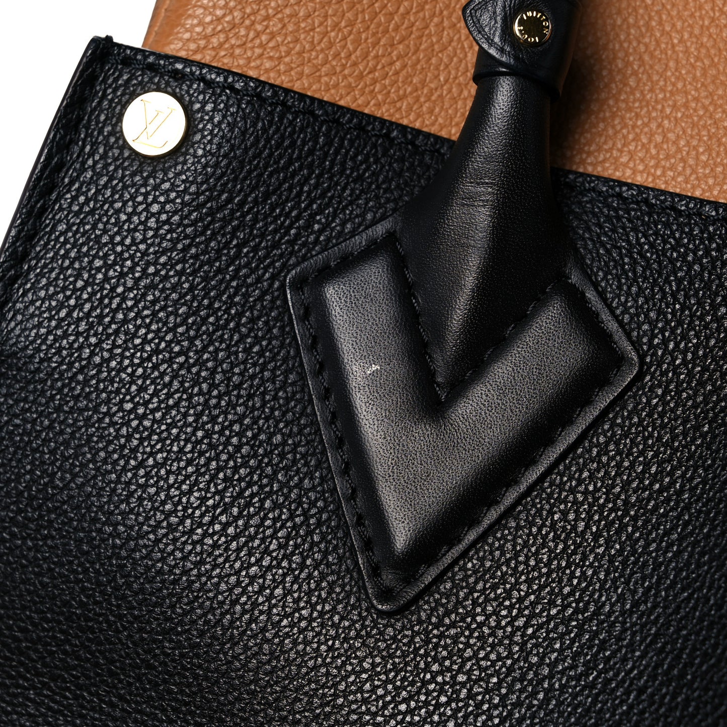 Calfskin Monogram On My Side Black