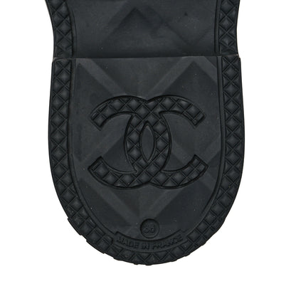 Chanel Caoutchouk CC High Boots 36 Black 7 of 9